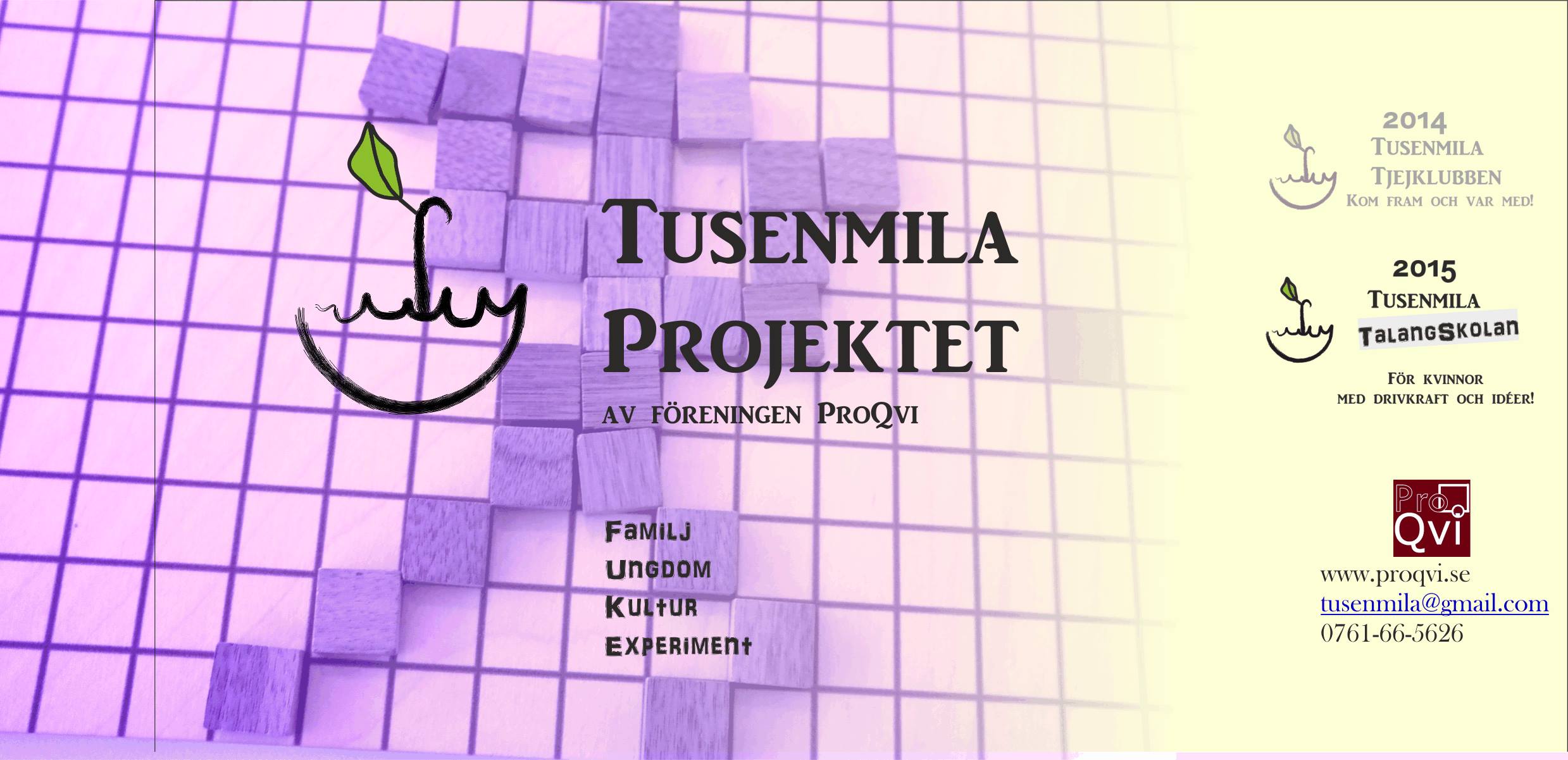 tusenmila projektet lila